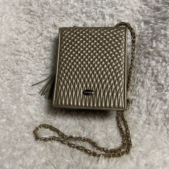 Koschi synthetic Gold Quilted Crossbody Bag - Picture 2 of 13